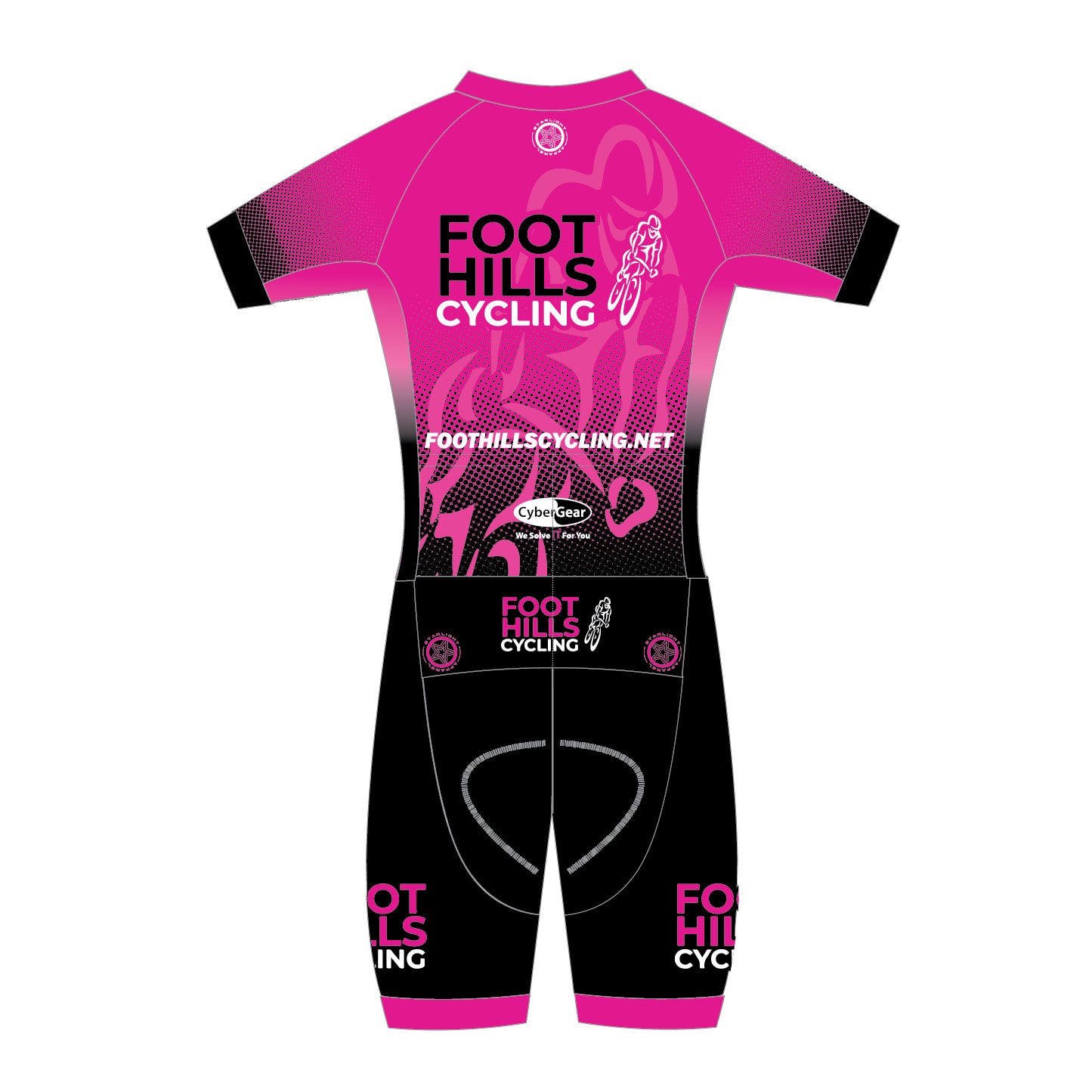 Foothills Cycling Road Suit 2025- Pink