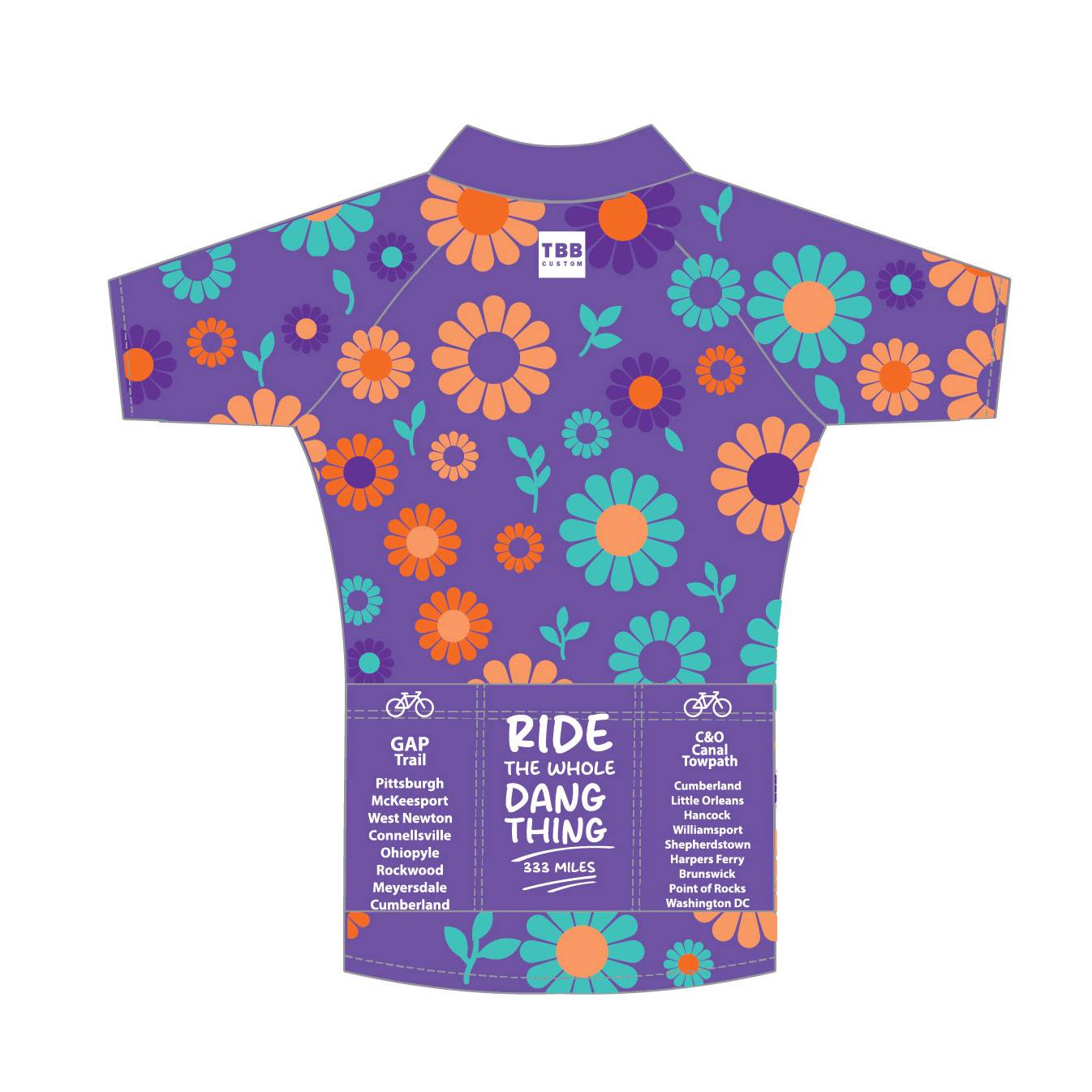 WheelzUp Active Jersey - Floral