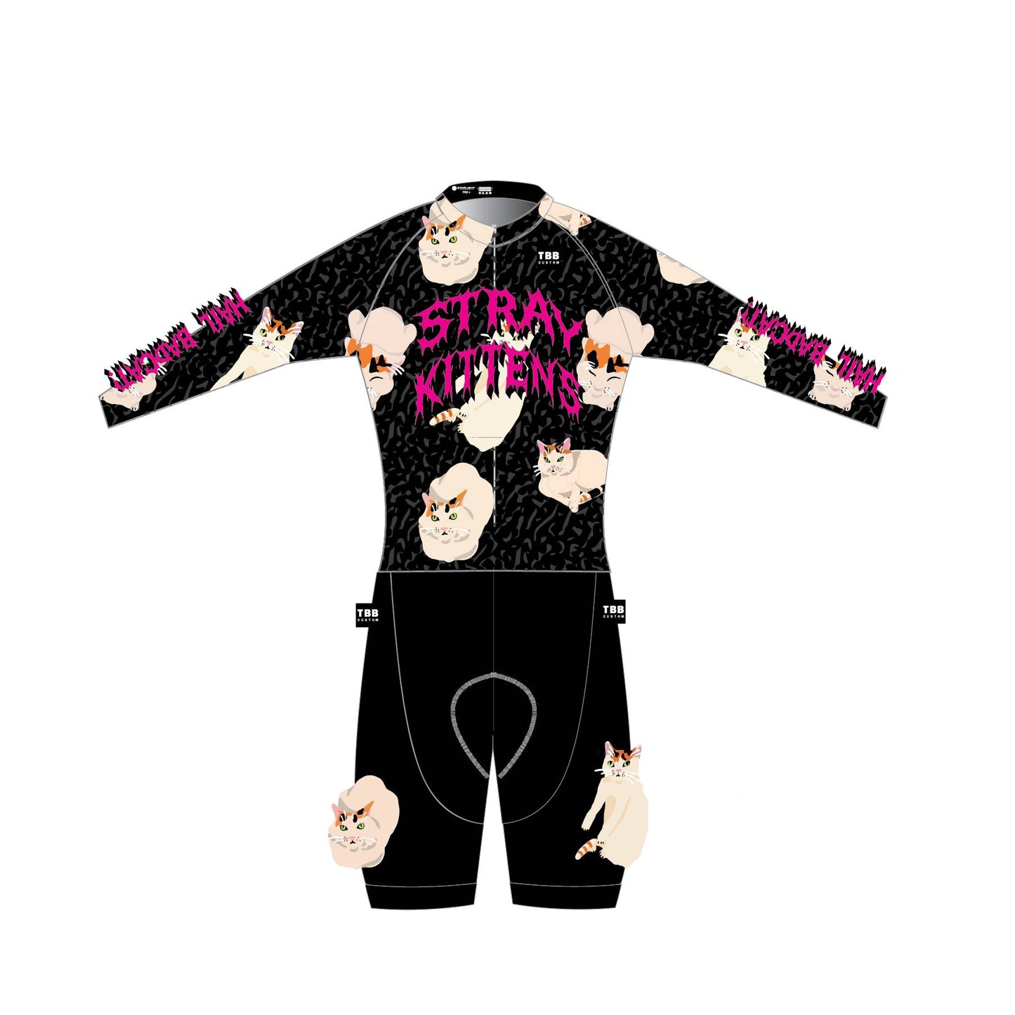 Team Stray Kittens - Long Sleeve Skin Suit
