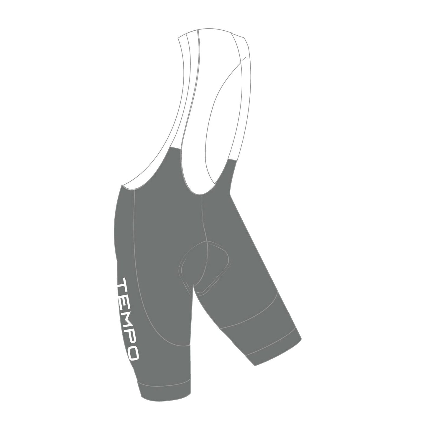 Tempo Cyclisme Ultimate Bibs Gray