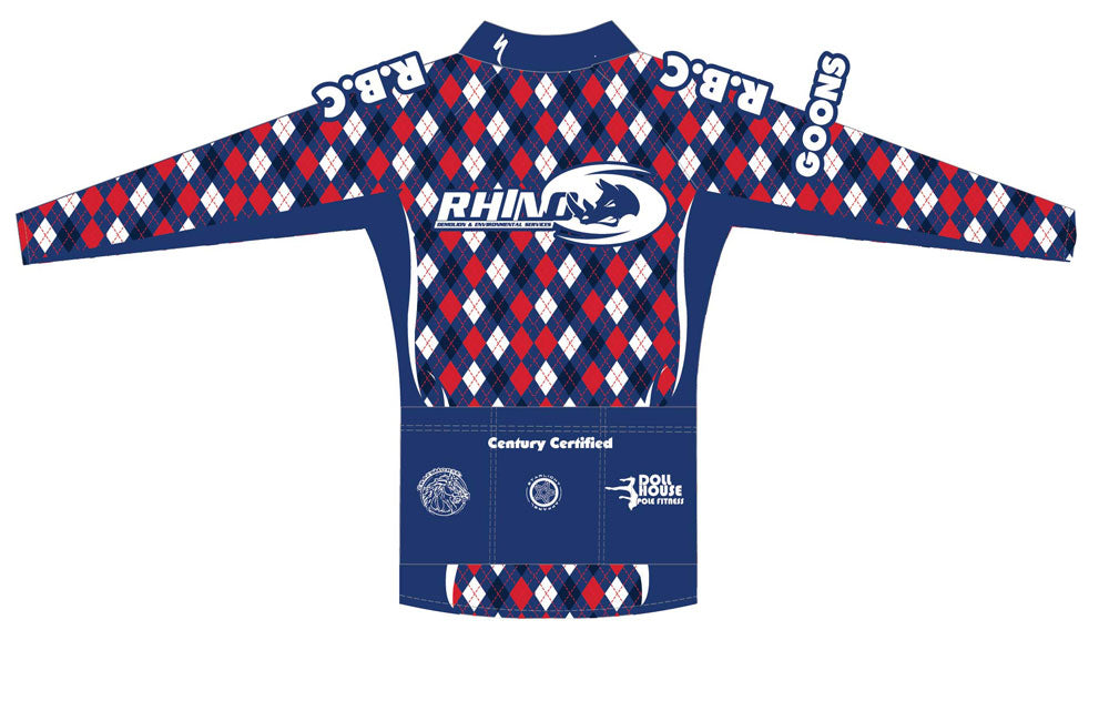 Rhino Winter Jersey - Navy/Red/White