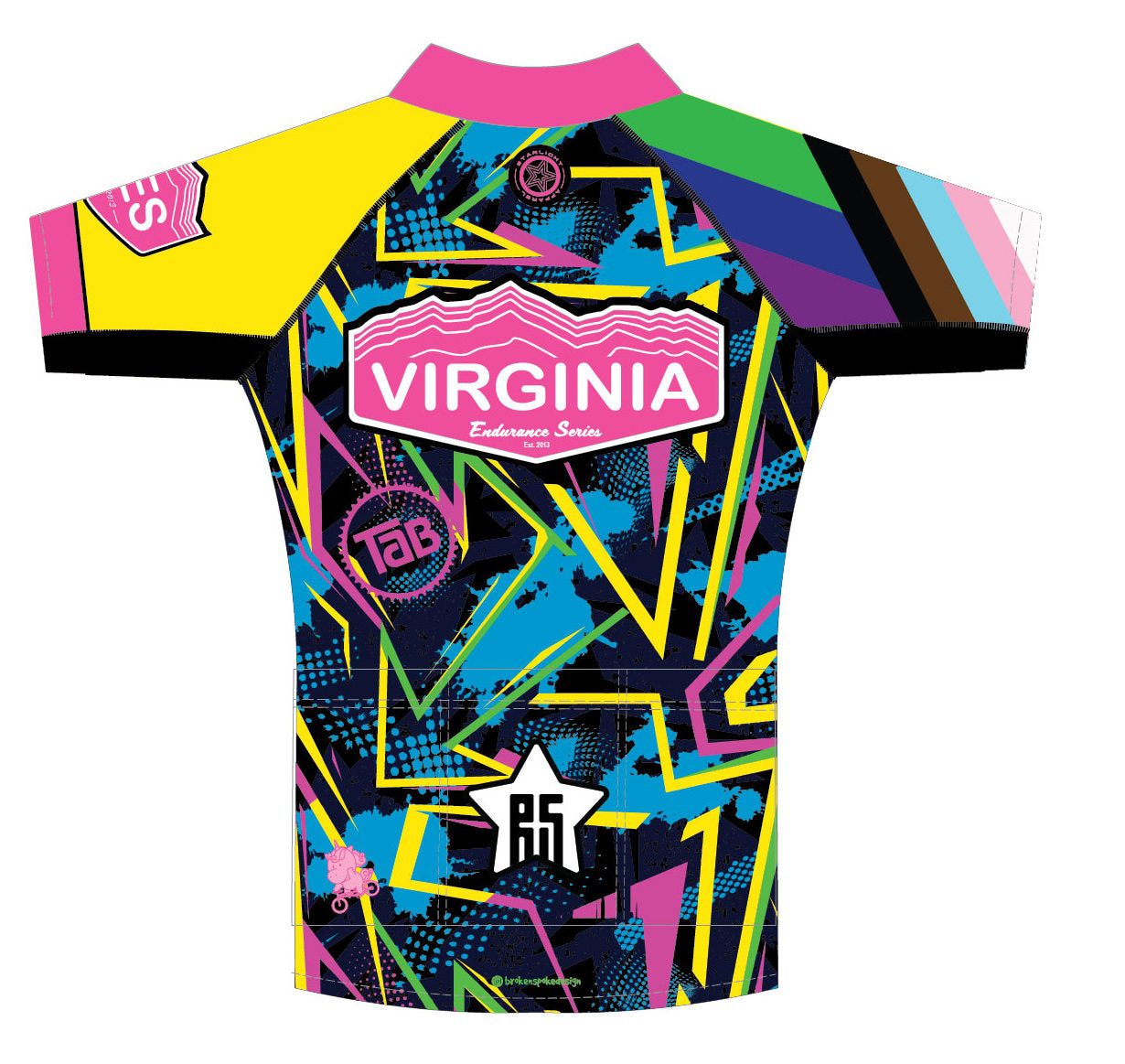 Virginia Endurance Series Pro+ Race Jersey - Hi Vis