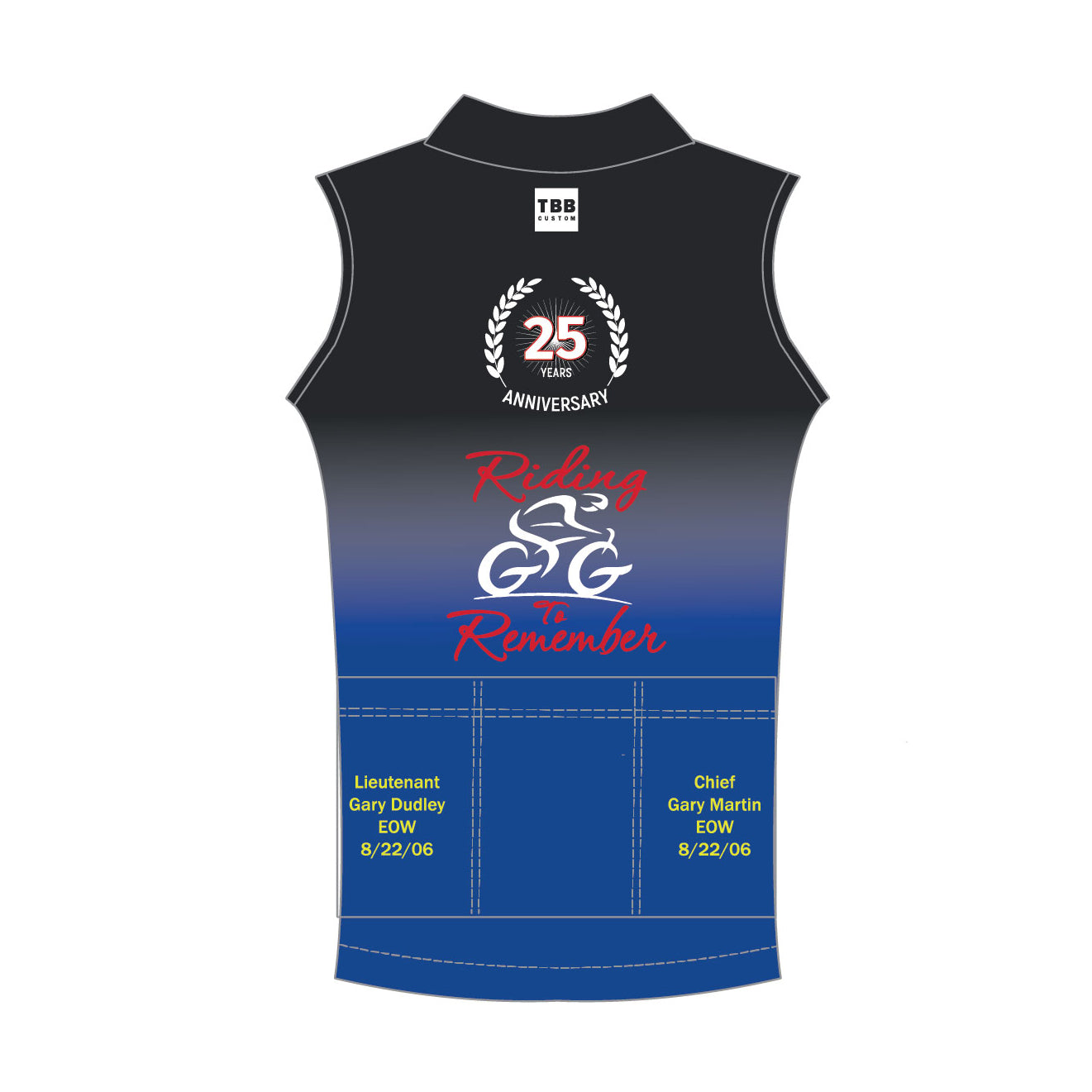 Cops Cycling for Survivors Sleeveless Jersey