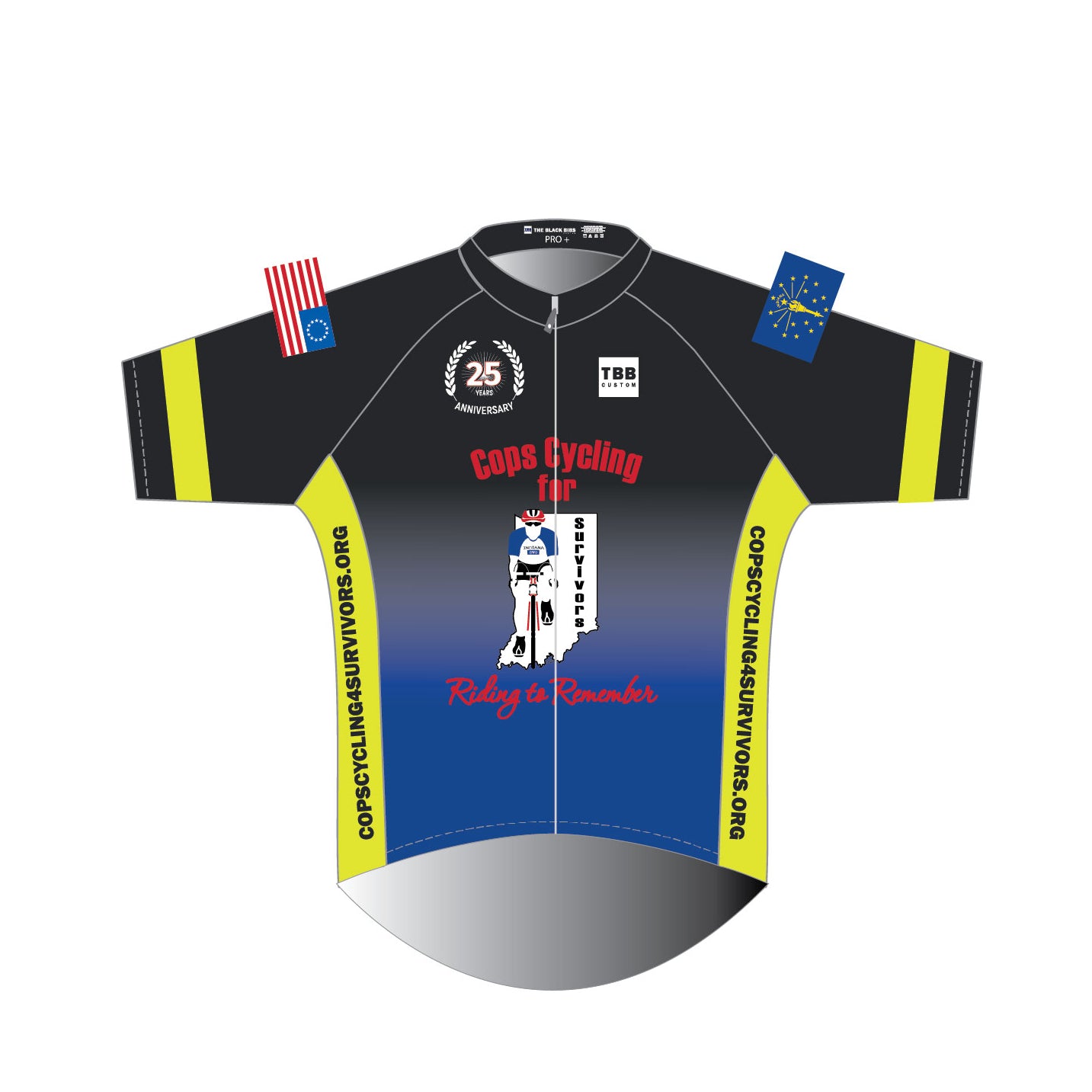Cops Cycling for Survivors Pro+ Summer - Short Sleeve