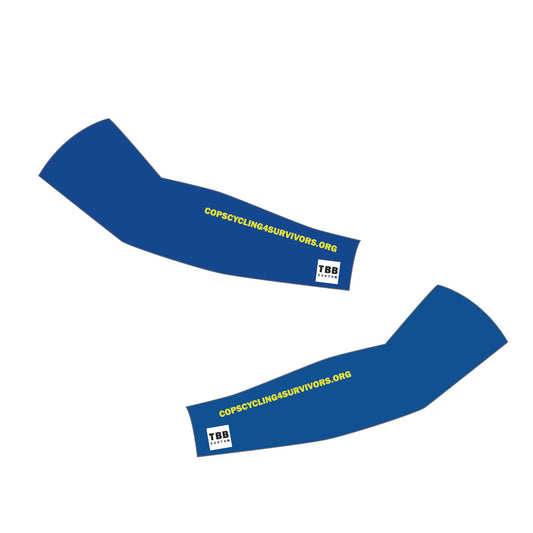 Cops Cycling for Survivors Arm Warmers