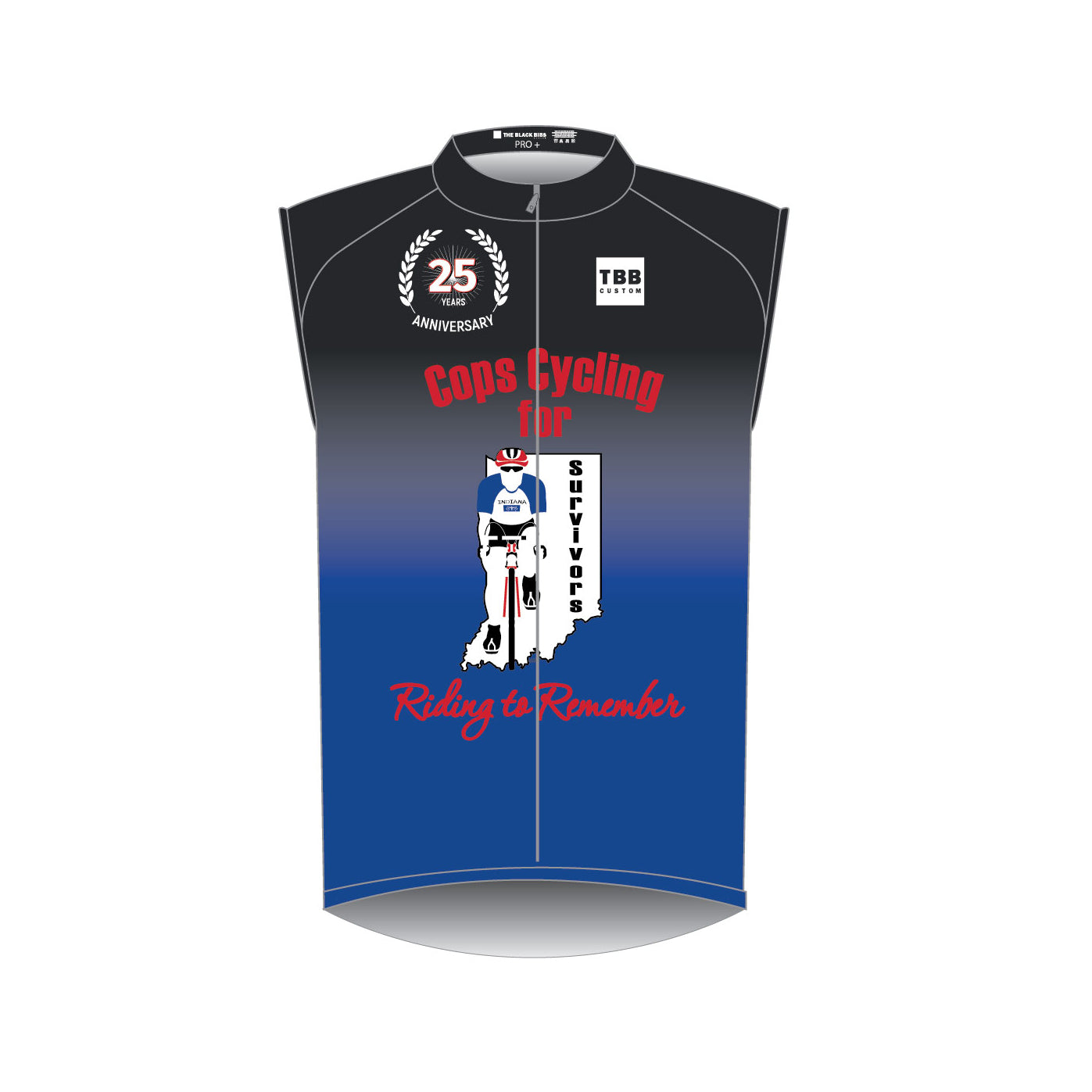 Cops Cycling for Survivors Wind Vest