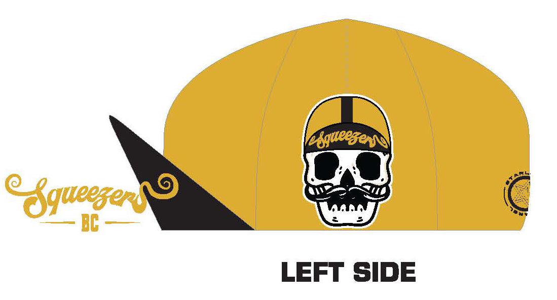 Squeezers BC Cycling Cap - Black/Gold