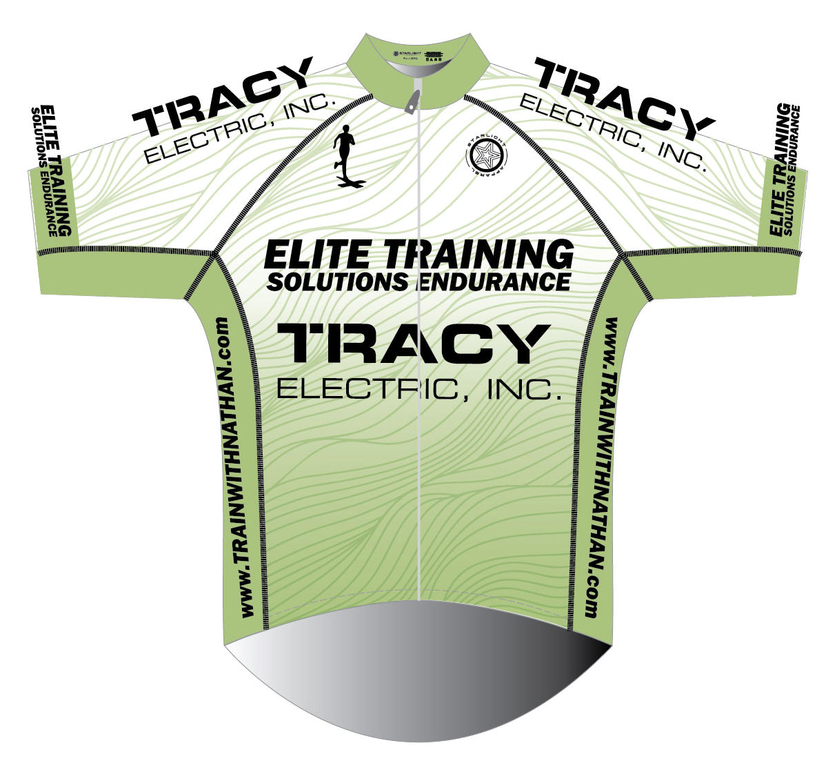 Elite Training Solutions Pro+ Race Jersey - White