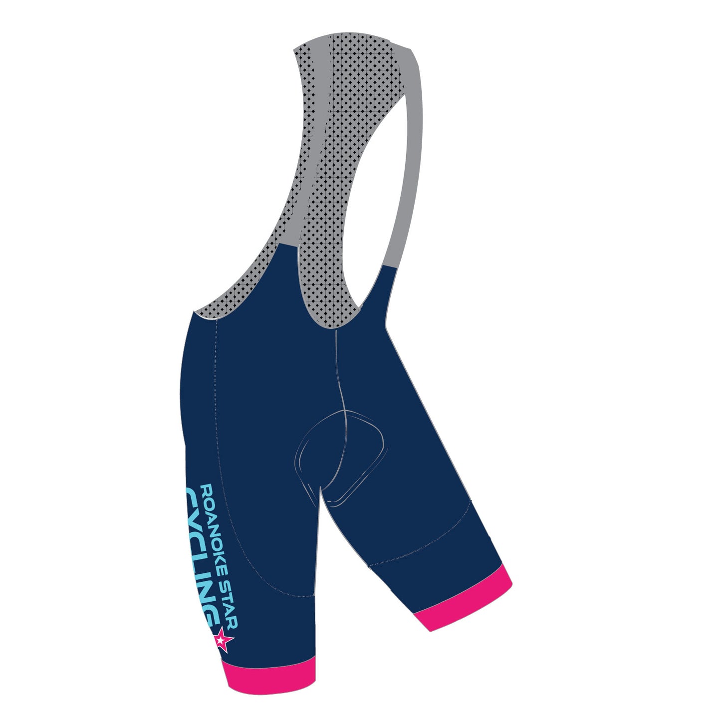 Roanoke Star Cycling Pro+ Bibs