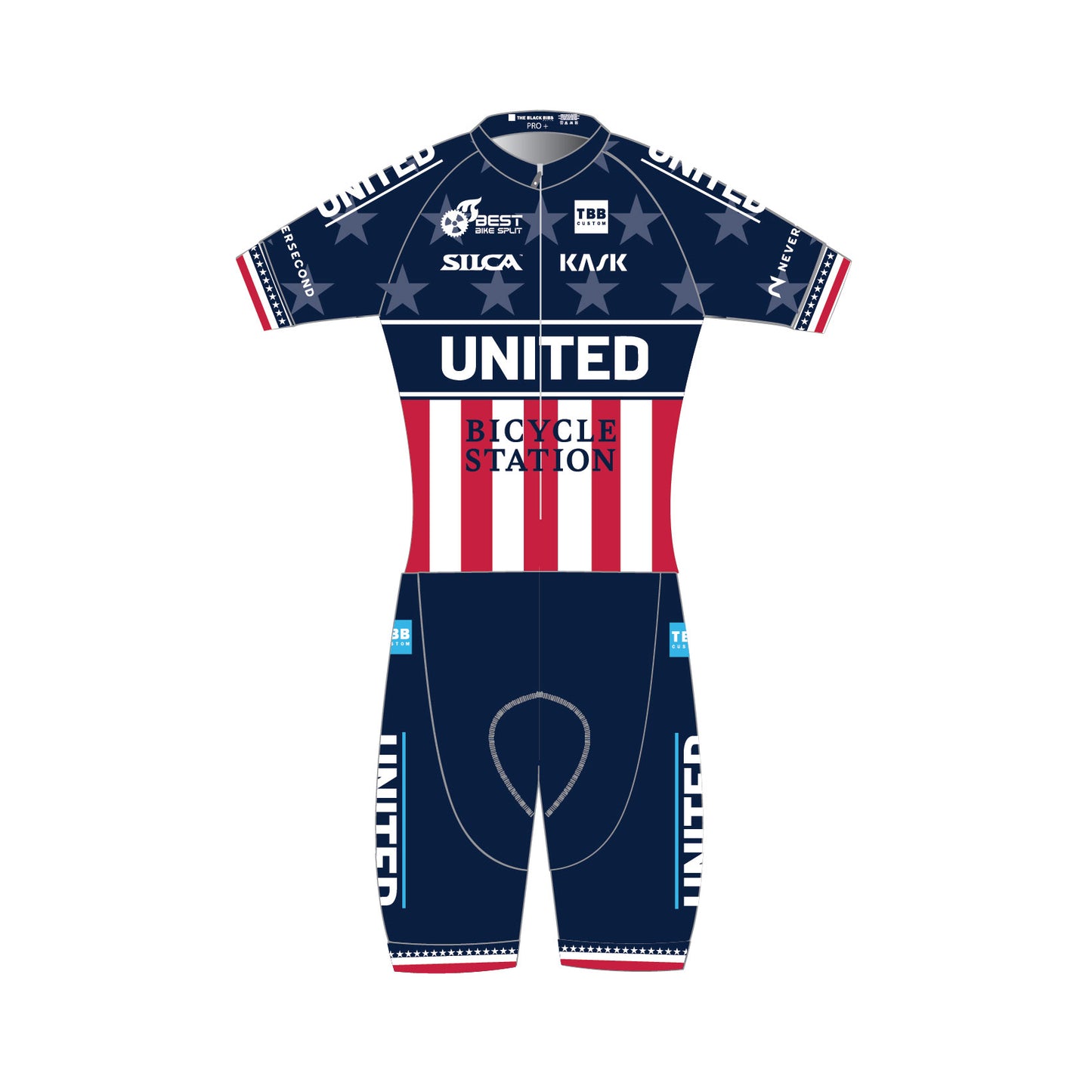 United Cycling Road Suit - Stars & Stripes