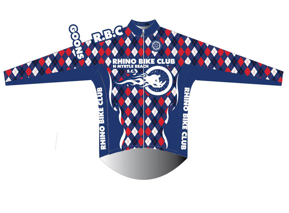 Rhino Winter Jersey - Navy/Red/White