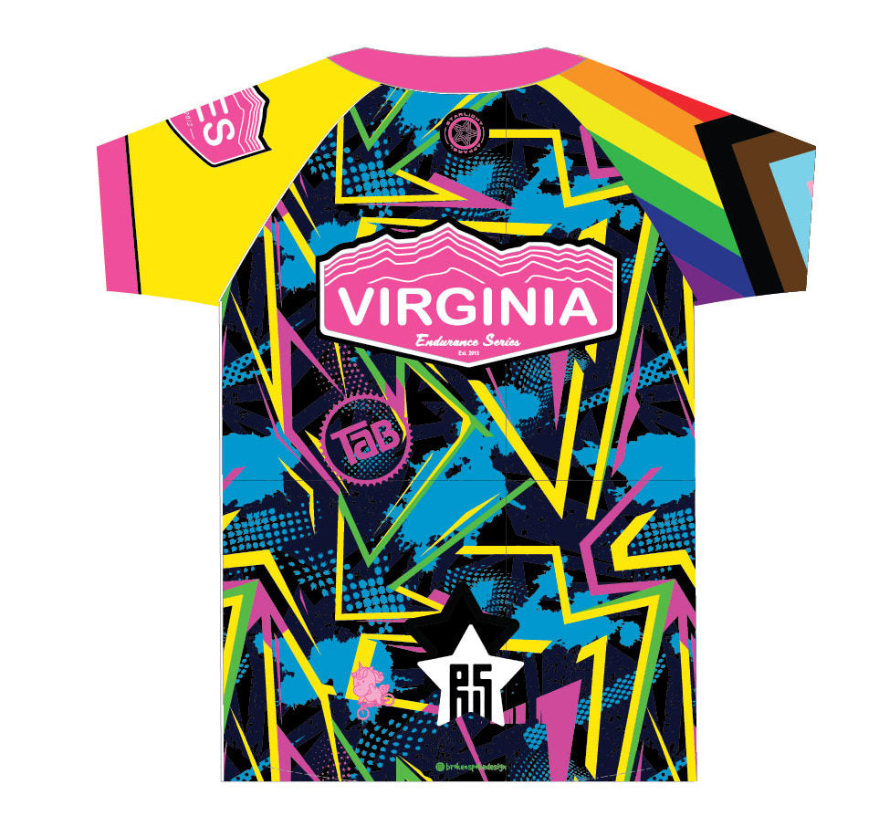 Virginia Endurance Series Trail Tee - Hi Vis